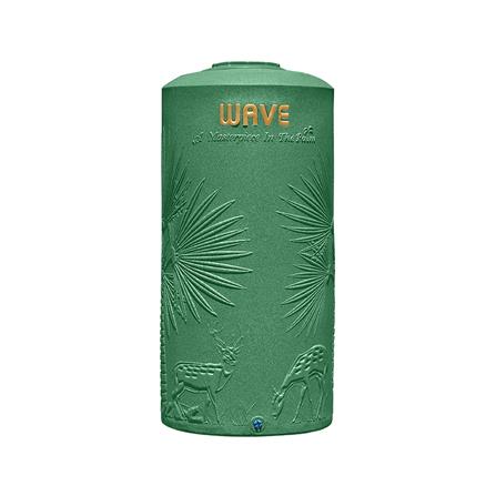 ถังเก็บน้ำ WAVE THE PALM 500 ลิตร สีเขียวทหาร