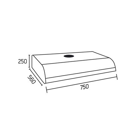 เครื่องดูดควันมาตรฐาน LUCKY FLAME RG-75S 75 ซม._3