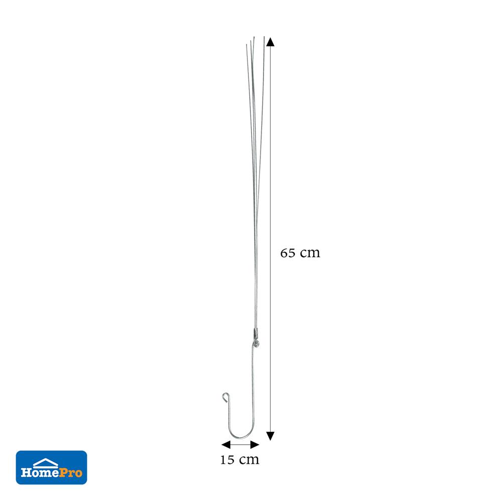 ลวดแขวนกล้วยไม้ SPRING 4 สาย 65 ซม. แพ็ก 6 เส้น