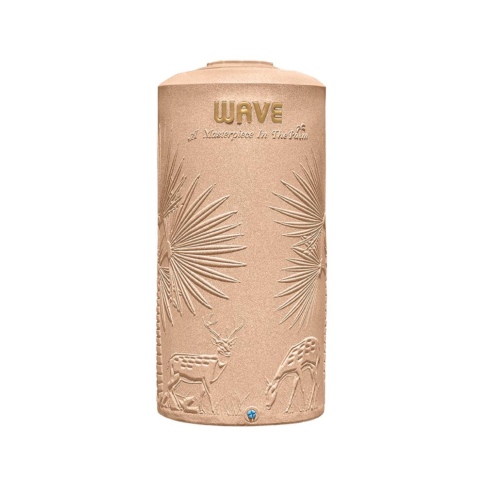 ถังเก็บน้ำ WAVE THE PALM 500 ลิตร สีทองชมพู
