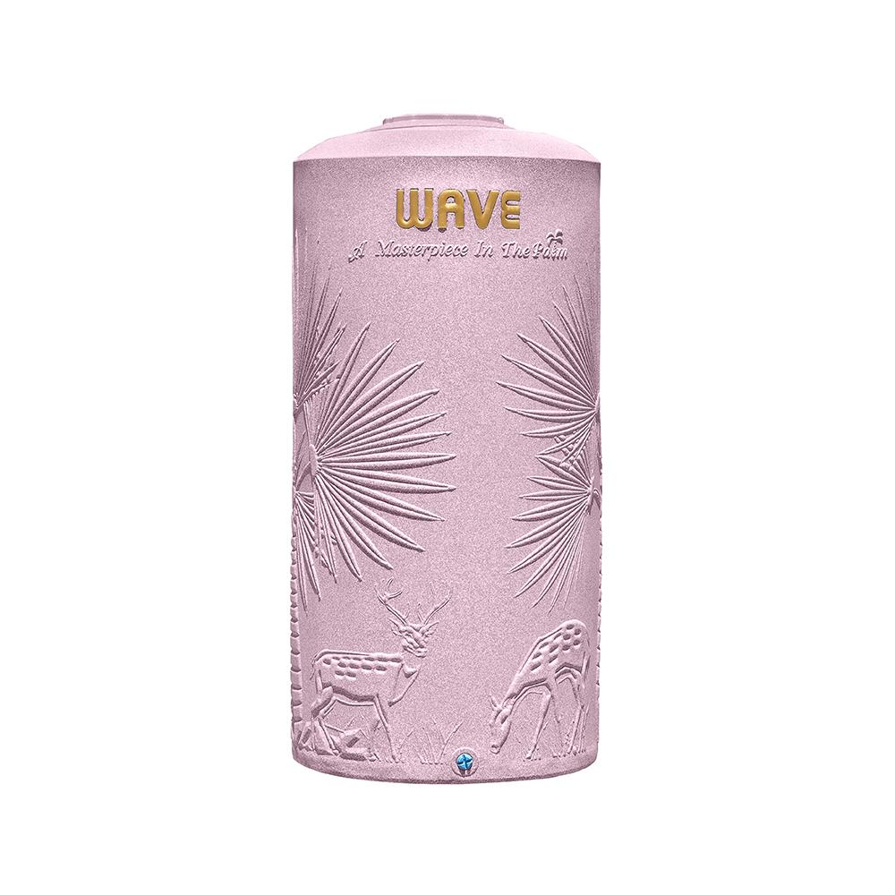 ถังเก็บน้ำ WAVE THE PALM 500 ลิตร สีซากุระชมพู