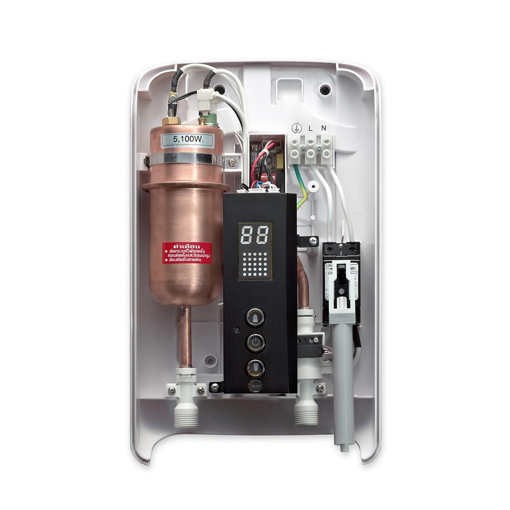 เครื่องทำน้ำอุ่น MEX CRYSTAL 5E (WH) สีขาว 5,100 วัตต์