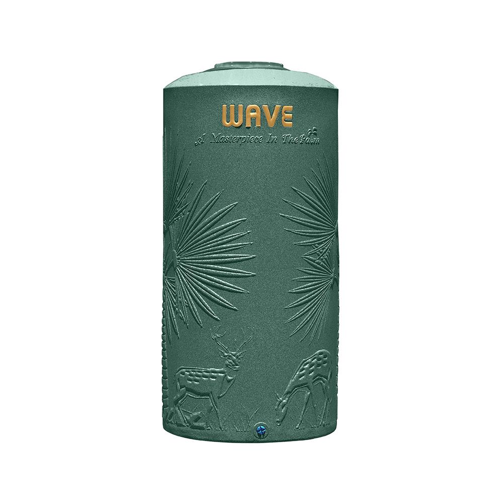ถังเก็บน้ำ WAVE THE PALM 500 ลิตร สีเขียวมรกต