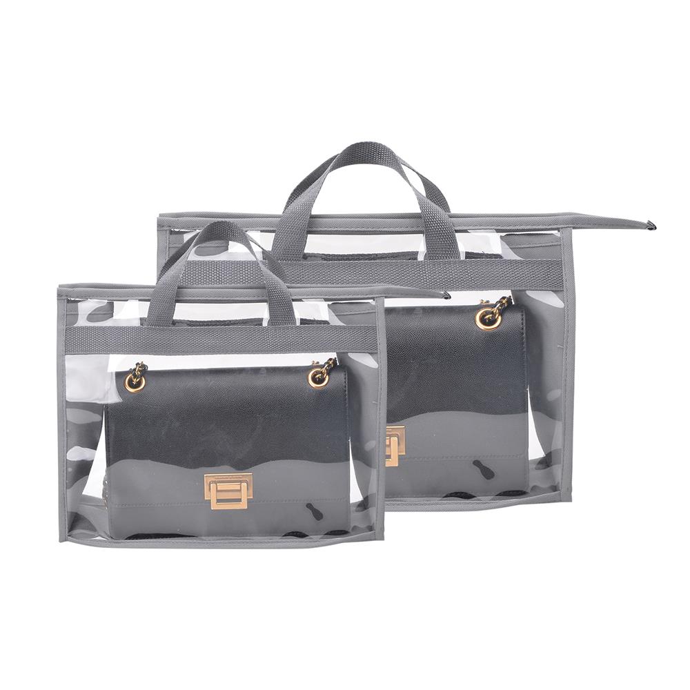 ถุงเก็บถนอมกระเป๋า PLIM SIZE S/M 2 ชิ้น สีเทา