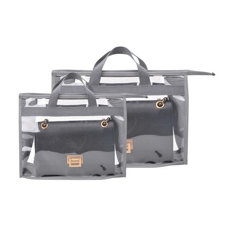 ถุงเก็บถนอมกระเป๋า PLIM SIZE S/M 2 ชิ้น สีเทา_1