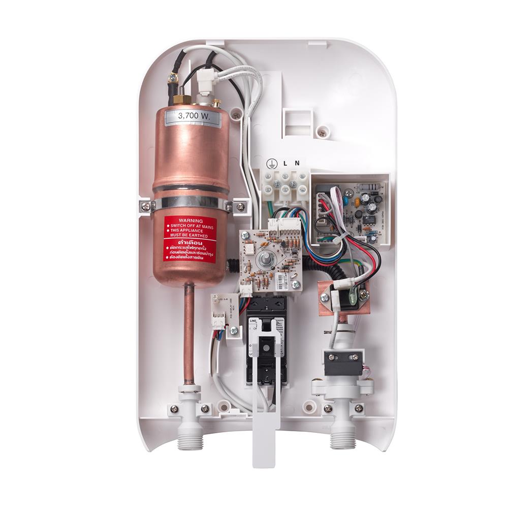 เครื่องทำน้ำอุ่น MEX CODE 35E (OA) 3500 วัตต์ สีขาว/ทอง