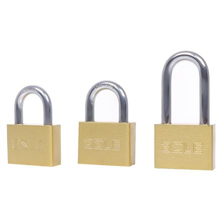 กุญแจมาสเตอร์คีย์ AZLE 50 มม. สีทองเหลืองขัดเงา (แพ็ก 3 ชิ้น)_1