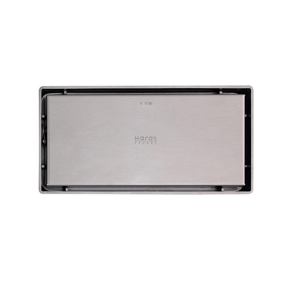 รางน้ำทิ้ง KARAT FAUCET KA-51-832-WT 4X8 นิ้ว