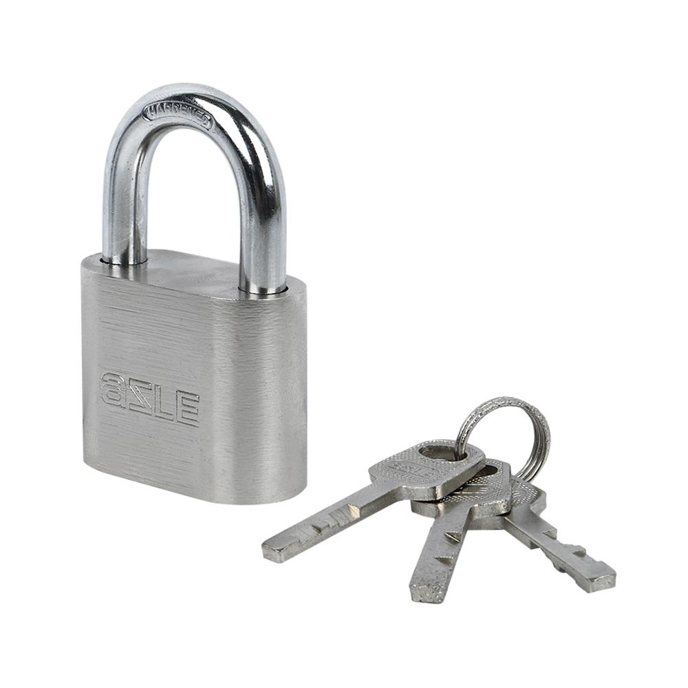 กุญแจลูกปืน AZLE 40 SV 40 มม. สีเงิน