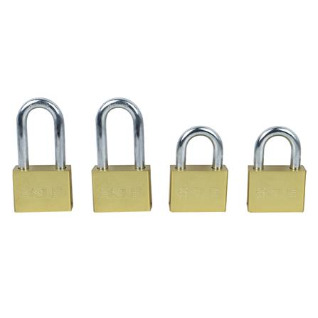 กุญแจมาสเตอร์คีย์ AZLE 50 มม. สีทองเหลืองขัดเงา (แพ็ก 4 ชิ้น)_1