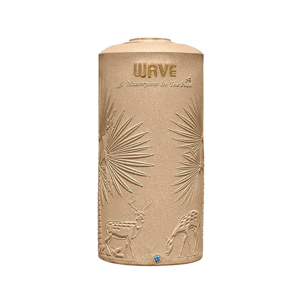 ถังเก็บน้ำ WAVE THE PALM 500 ลิตร สีแซนสโตน