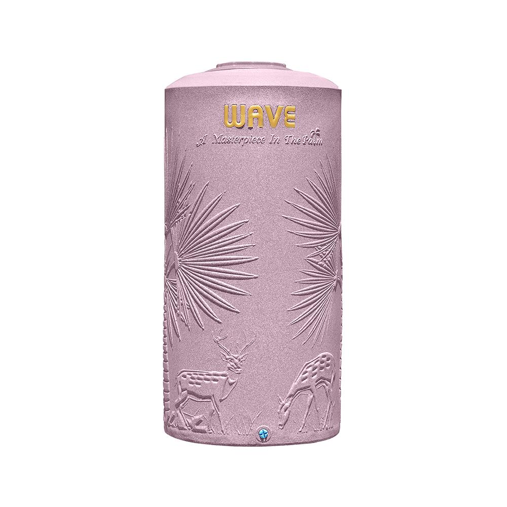 ถังเก็บน้ำ WAVE THE PALM 500 ลิตร สีปะการังชมพู