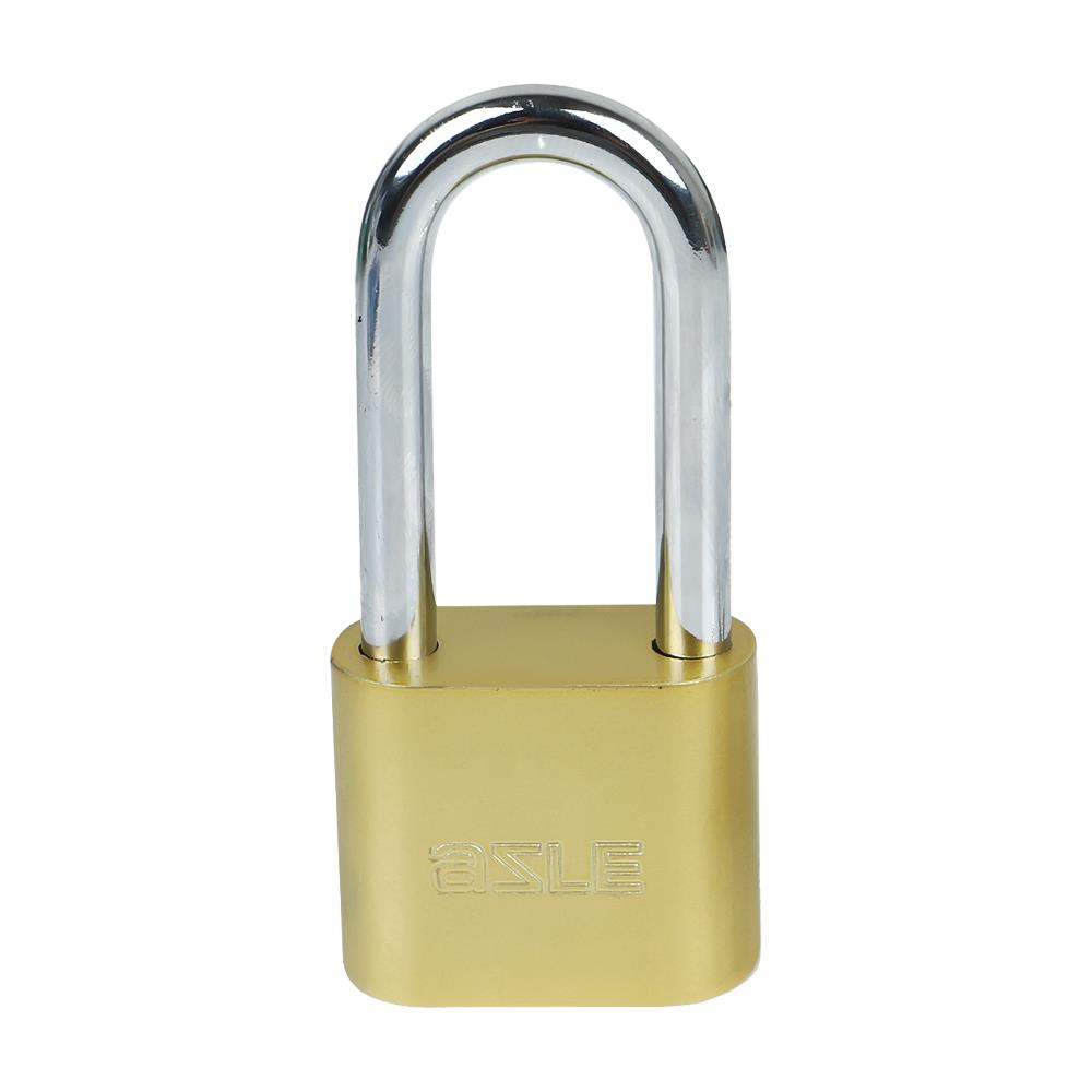 กุญแจลูกปืน AZLE 40LSB 40 มม. สีทองเหลืองขัดเงา