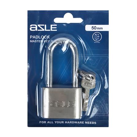 กุญแจลูกปืน AZLE 50 LSV 50 มม. สีเงิน_2