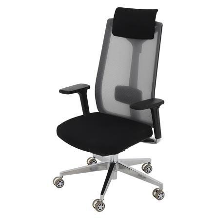 เก้าอี้สำนักงาน FURDINI BARRON ตาข่าย/ผ้า สีดำ