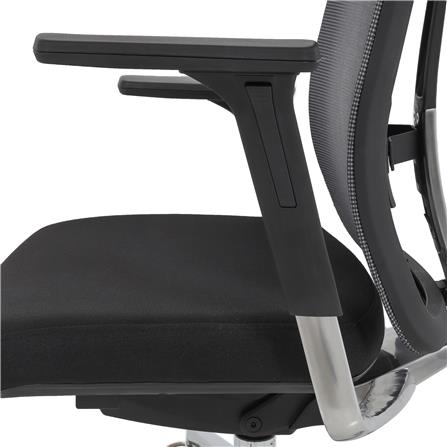 เก้าอี้สำนักงาน FURDINI BARRON ตาข่าย/ผ้า สีดำ_6