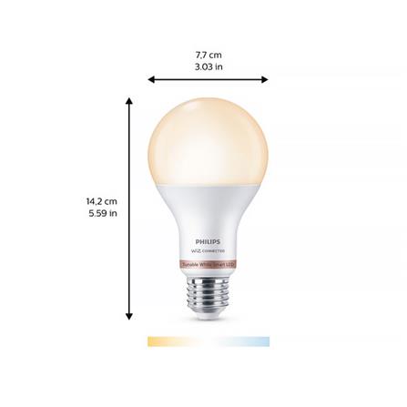 หลอด LED PHILIPS WIZ CONNECTED 13 วัตต์ DAYLIGHT/COOLWHITE/WARMWHITE E27 WIFI BLUETOOTH_4