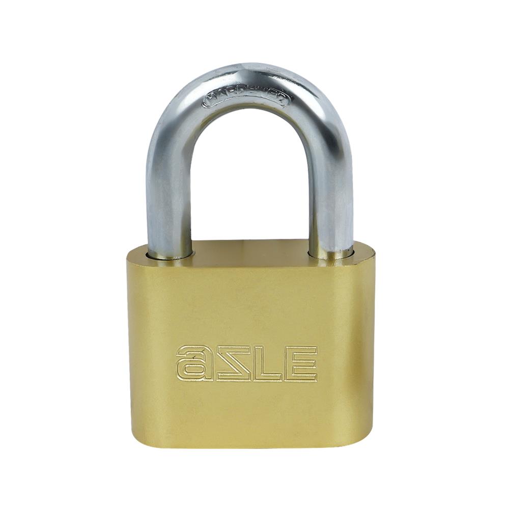 กุญแจลูกปืน AZLE 40 SB 40 มม. สีทองเหลืองขัดเงา
