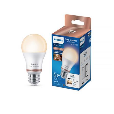 หลอด LED PHILIPS WIZ CONNECTED 8 วัตต์ DAYLIGHT/COOLWHITE/WARMWHITE E27 WIFI BLUETOOTH_1