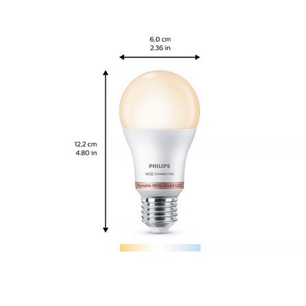 หลอด LED PHILIPS WIZ CONNECTED 8 วัตต์ DAYLIGHT/COOLWHITE/WARMWHITE E27 WIFI BLUETOOTH_4