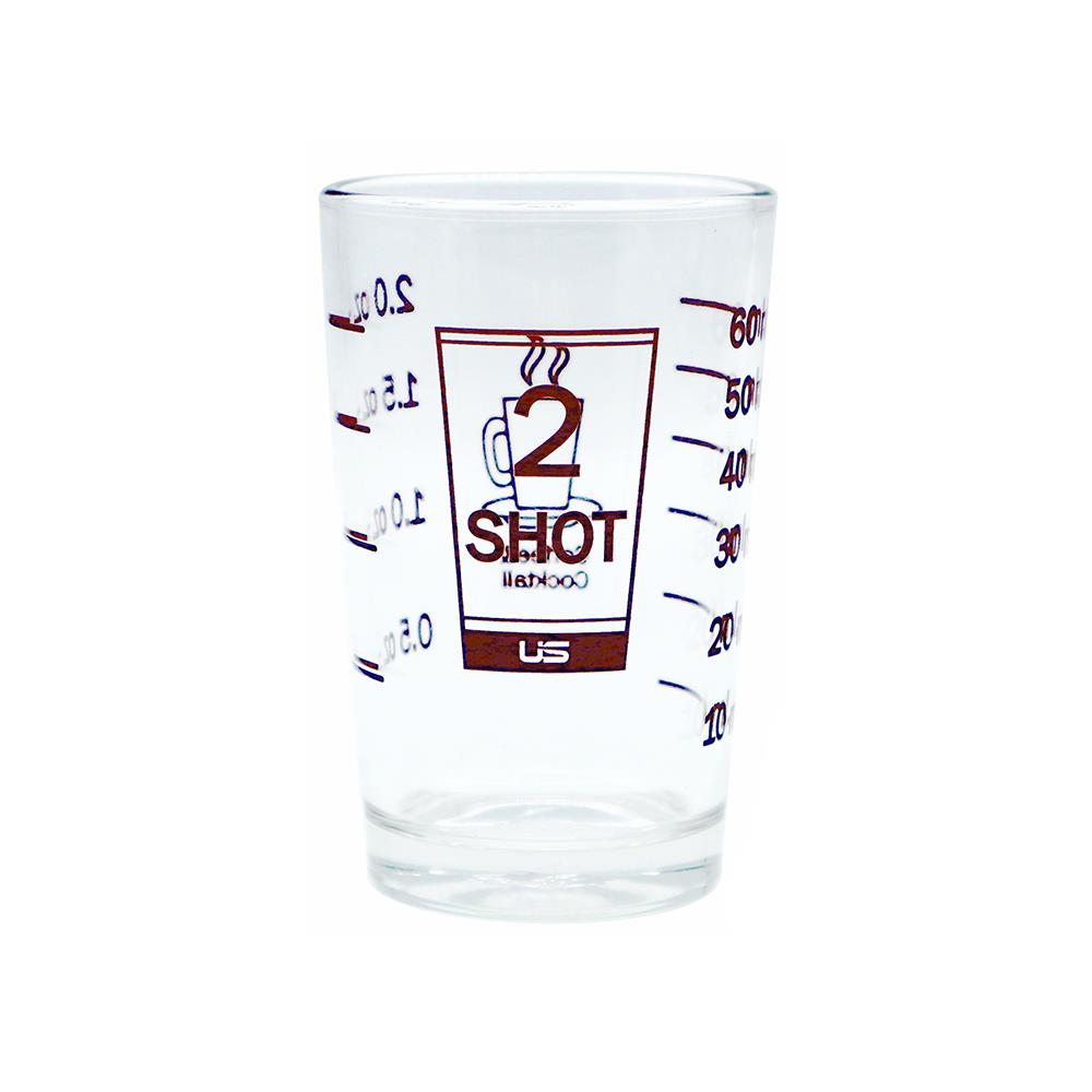 แก้วตวง US TWO SHOT 2 ออนซ์ (60 มล.) แพ็ก 6 ใบ