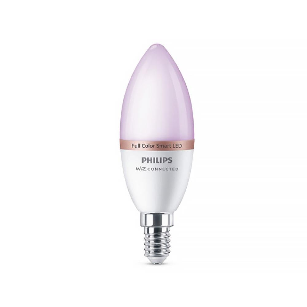 หลอด LED PHILIPS WIZ CONNECTED 4.9 วัตต์ RGB E14 WIFI BLUETOOTH
