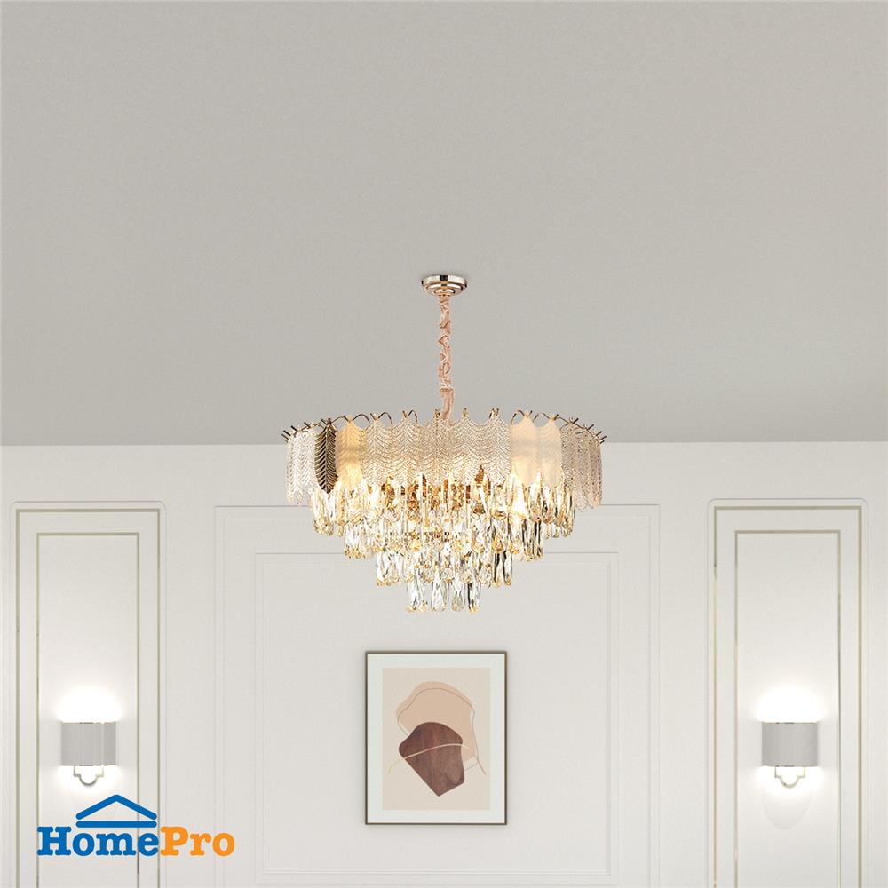 ไฟช่อ CARINI 8826-50 สีขาว/ทอง 1 หัว