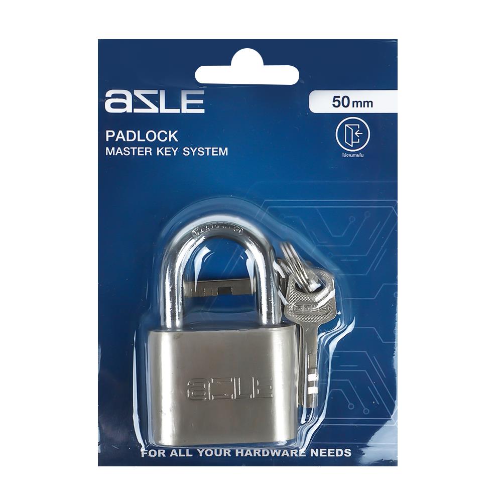 กุญแจลูกปืน AZLE 50SV 50 มม. สีสเตนเลส