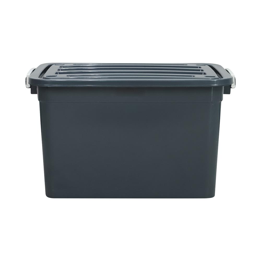 กล่องเก็บของฝาล็อก ME LIVING S-99 100 ลิตร 49.5x72x42 ซม. สีเทา