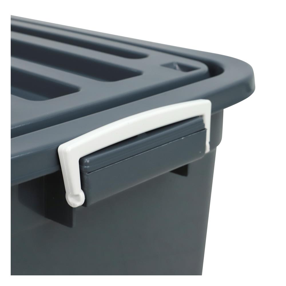 กล่องเก็บของฝาล็อก ME LIVING S-99 100 ลิตร 49.5x72x42 ซม. สีเทา