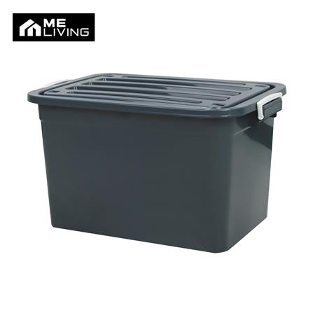 กล่องเก็บของฝาล็อก ME LIVING S-99 100 ลิตร 49.5x72x42 ซม. สีเทา