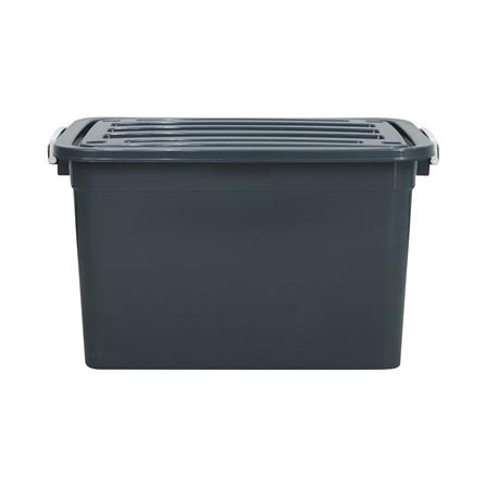 กล่องเก็บของฝาล็อก ME LIVING S-99 100 ลิตร 49.5x72x42 ซม. สีเทา_1
