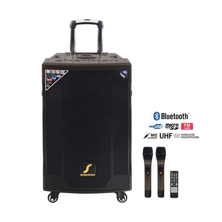 ลำโพงบลูทูธพร้อมไมค์ SHERMAN APS-166_1