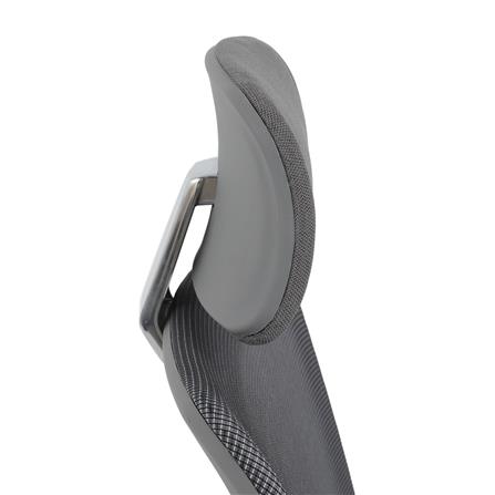 เก้าอี้สำนักงาน FURDINI DOMINIC ตาข่าย/ผ้า สีเทา_10