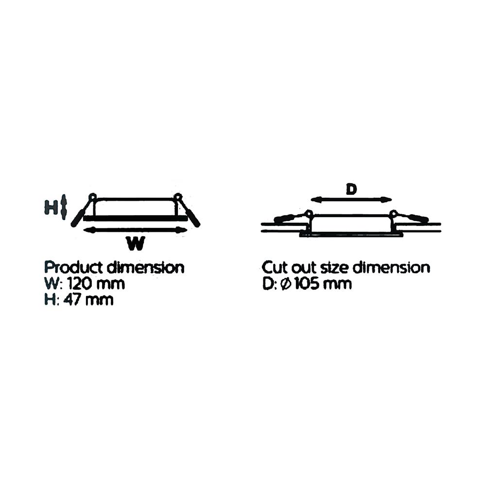 ดาวน์ไลท์ LED PHILIPS WIZ CONNECTED 4 นิ้ว 9 วัตต์ DAYLIGHT/COOL WHITE/WARM WHITE สีขาว