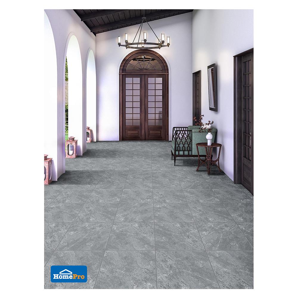 กระเบื้องพื้น 16x16 นิ้ว DURAGRES มัตเตโอ เทา A 0.96 ตร.ม.