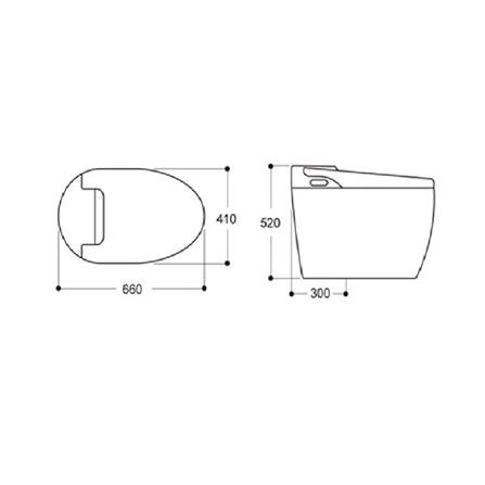 สุขภัณฑ์อัตโนมัติ MOYA PLUS LX-ST007 5 ลิตร สีขาว_10