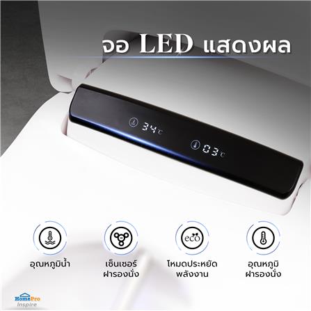 สุขภัณฑ์อัตโนมัติ MOYA PLUS LX-ST007 5 ลิตร สีขาว_7