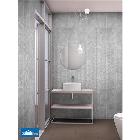 กระเบื้องผนัง 10x16 นิ้ว COTTO ริตา เดคโค เทา PM (ION)_5