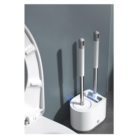 ชุดแปรงล้างสุขภัณฑ์พร้อมฐาน 2 IN 1 ACCO NAMI สีขาว_5