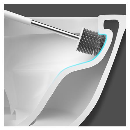 ชุดแปรงล้างสุขภัณฑ์พร้อมฐาน 2 IN 1 ACCO NAMI สีขาว_12