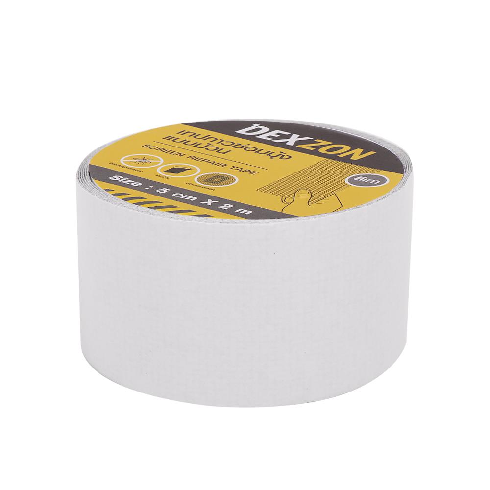เทปกาวซ่อมมุ้ง แบบม้วน DEXZON 5 ซม.X2 ม. สีเทา
