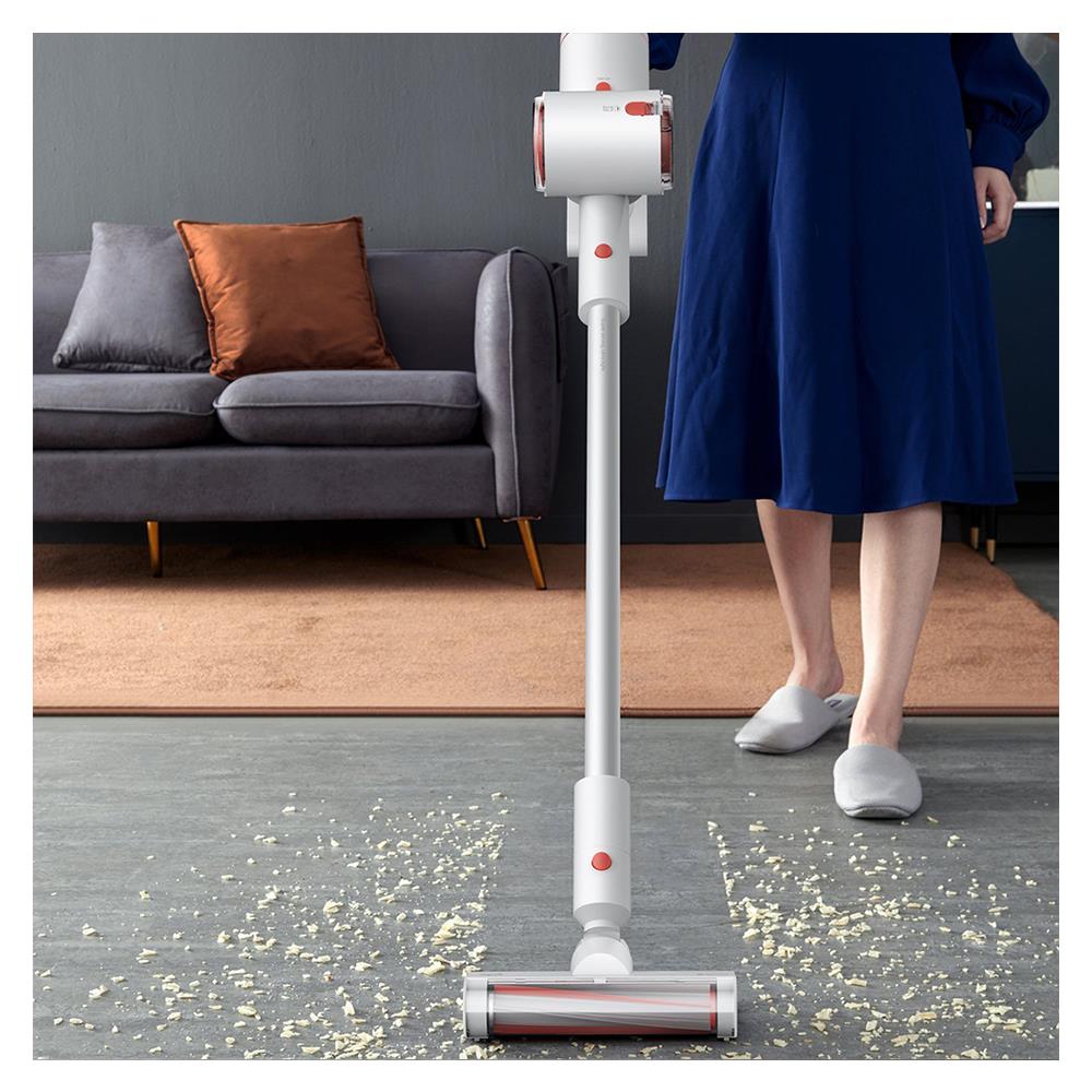 เครื่องดูดฝุ่นแบบด้าม ไร้สาย DEERMA VC25 PLUS สีขาว