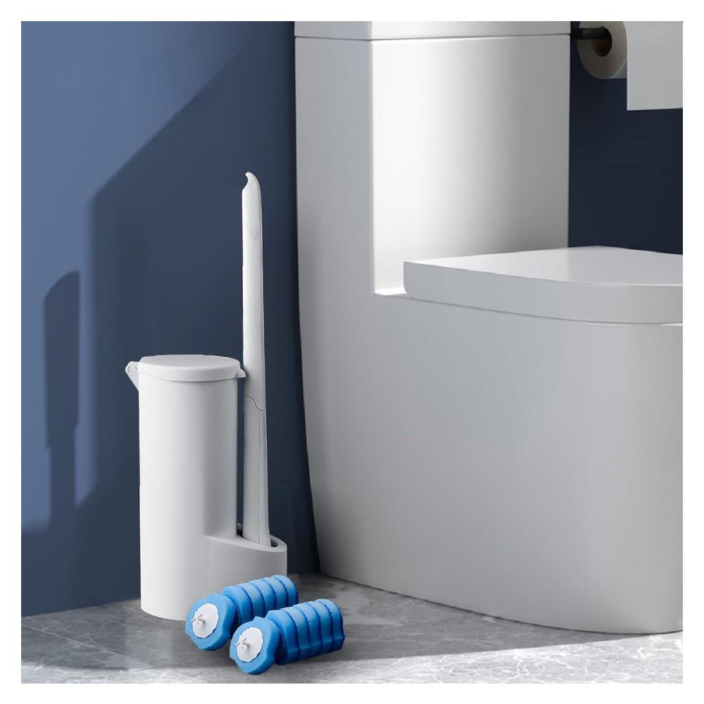 ชุดแปรงล้างสุขภัณฑ์/หัวแปรง 12 ชิ้น ACCO NAMI สีขาว