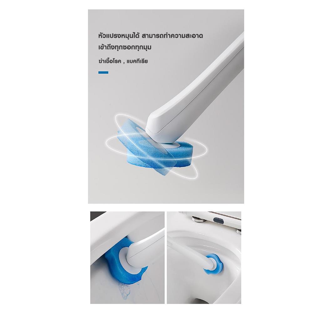 ชุดแปรงล้างสุขภัณฑ์/หัวแปรง 12 ชิ้น ACCO NAMI สีขาว