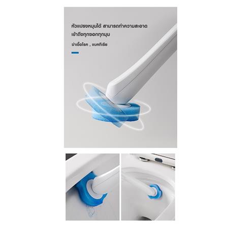 ชุดแปรงล้างสุขภัณฑ์/หัวแปรง 12 ชิ้น ACCO NAMI สีขาว_9