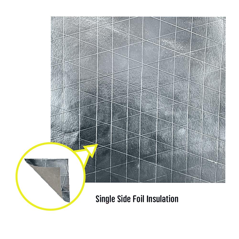 แผ่นสะท้อนความร้อน SUNSHIELD STD 1.25X60 เมตร 1 ด้าน