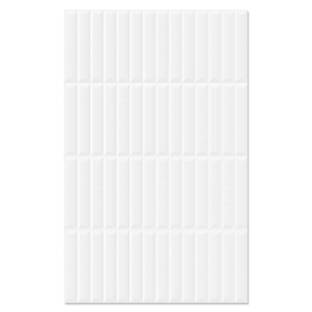 กระเบื้องผนัง 10x16 นิ้ว COTTO เบร็กซ่า ขาว