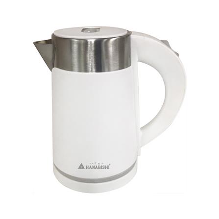 กาต้มน้ำไฟฟ้า HANABISHI HCK-08 0.80ลิตร สีขาว
