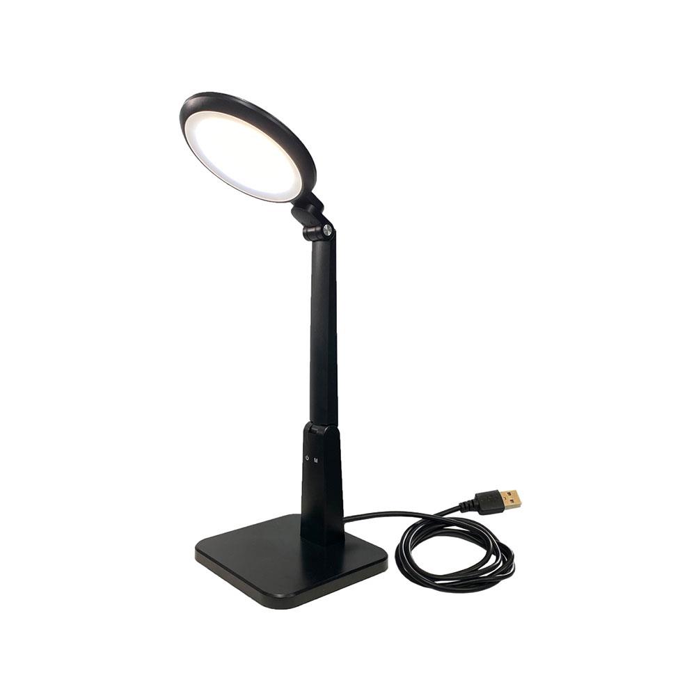 ไฟอ่านหนังสือ LED HATASHI HL-5668BK 6 วัตต์ DAYLIGHT COOLWHITE WARMWHITE สีดำ